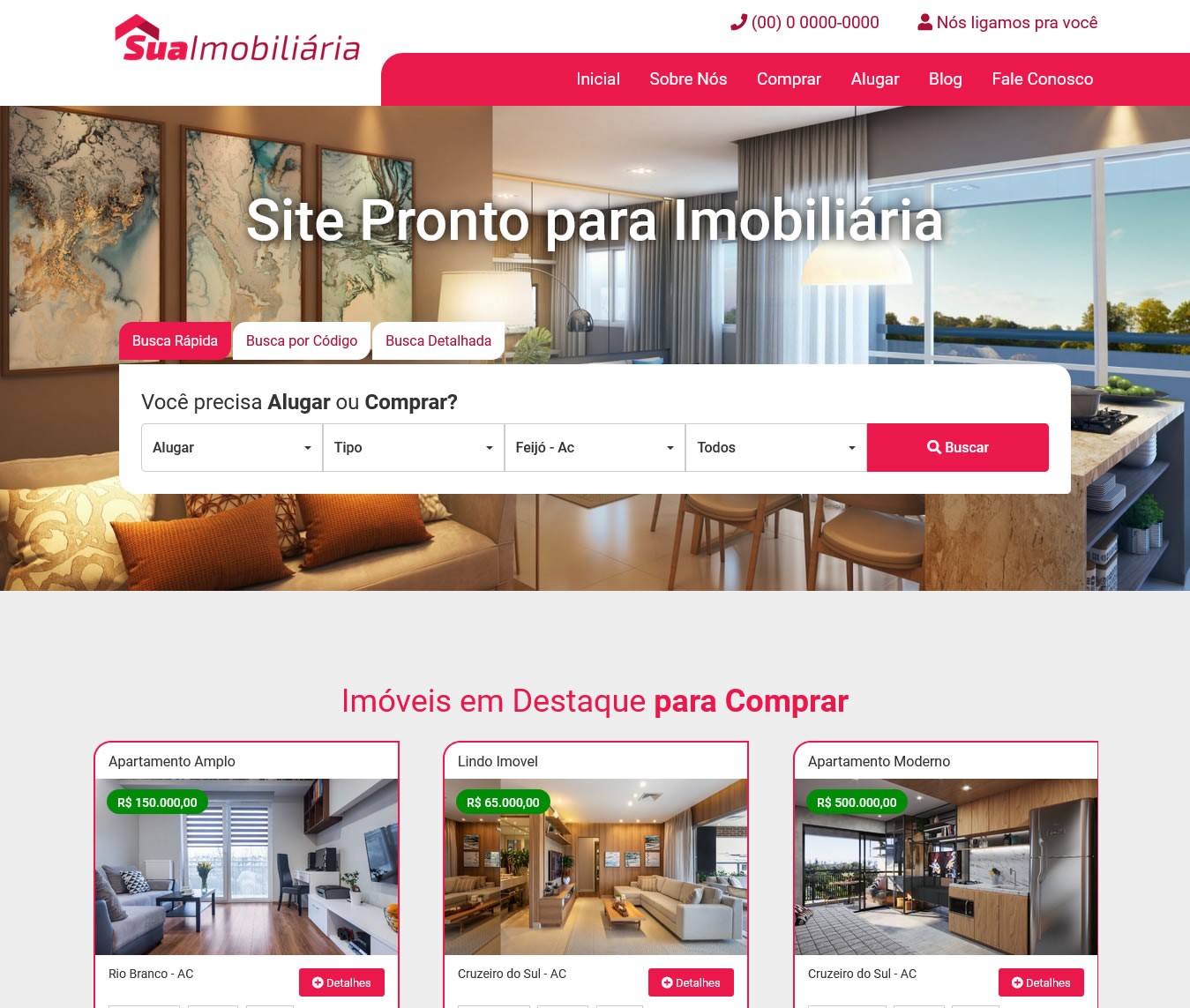 SITE IMOBILIARIA